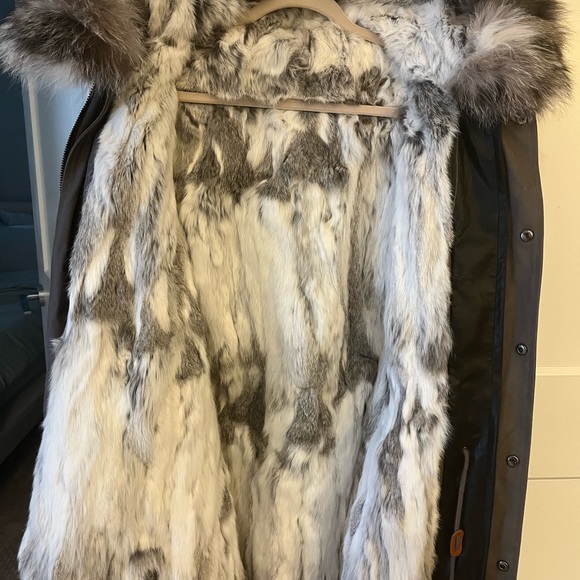 Adrienne Landau Real Fur Lined Parka - Picture 2 of 3